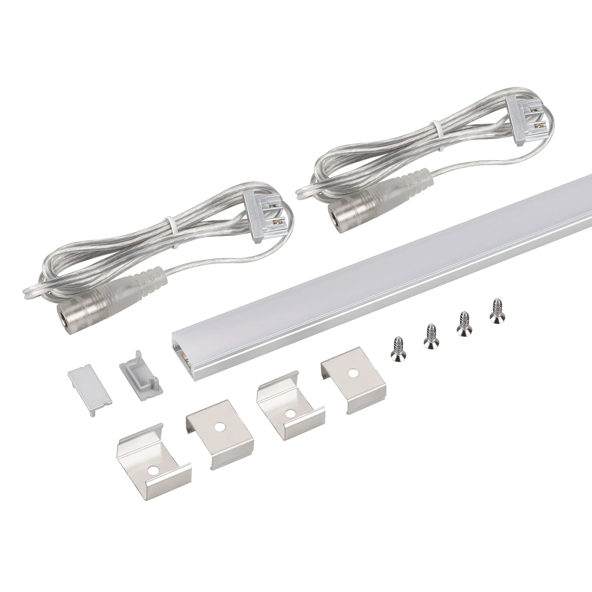 Набор для светодиодной подсветки ARL-KIT-SLIM-FC 24V Day4000 (14,4 W/m, IP20, 2m) (Arlight, Алюминий+пластик) - изображение товара
