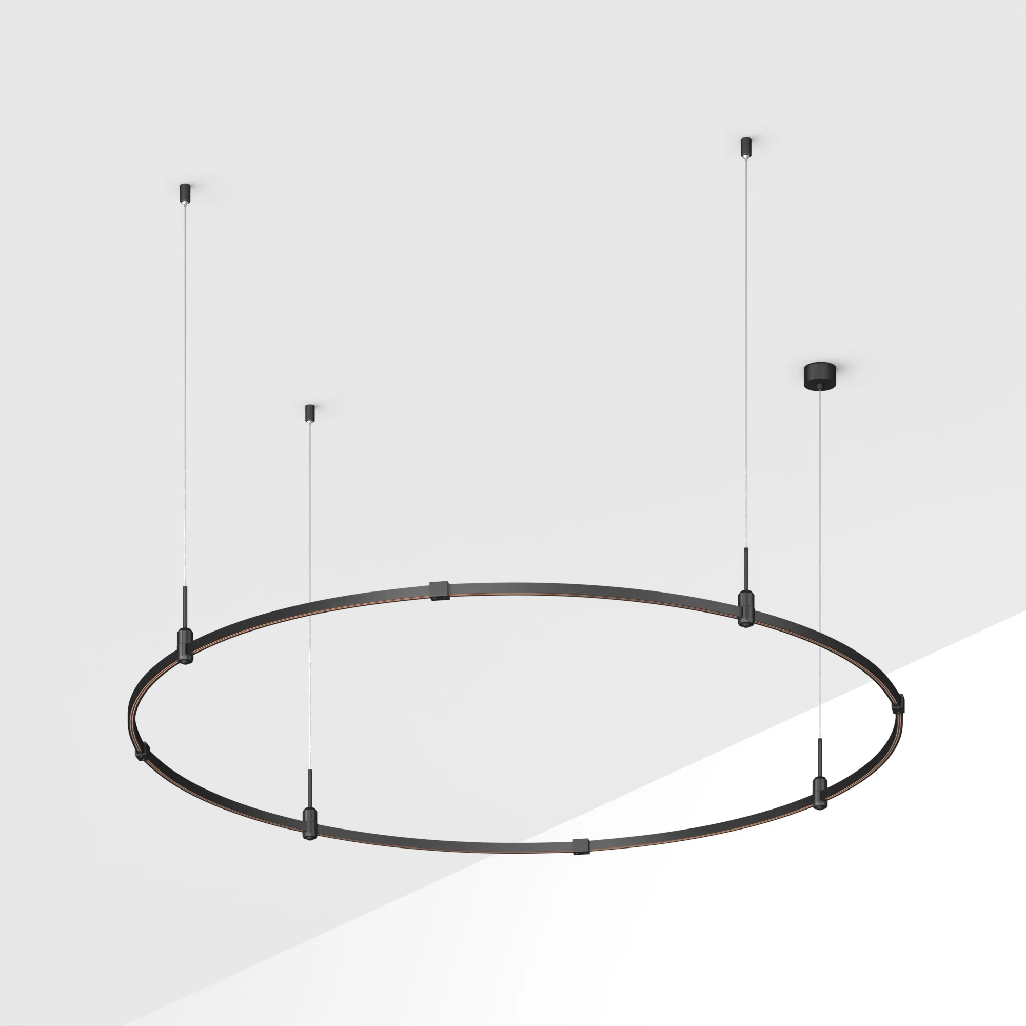 Трек ART-APRIORI-ROUND-HANG-R1800 (BK) (Arlight, IP20 Металл, 3 года) - изображение товара