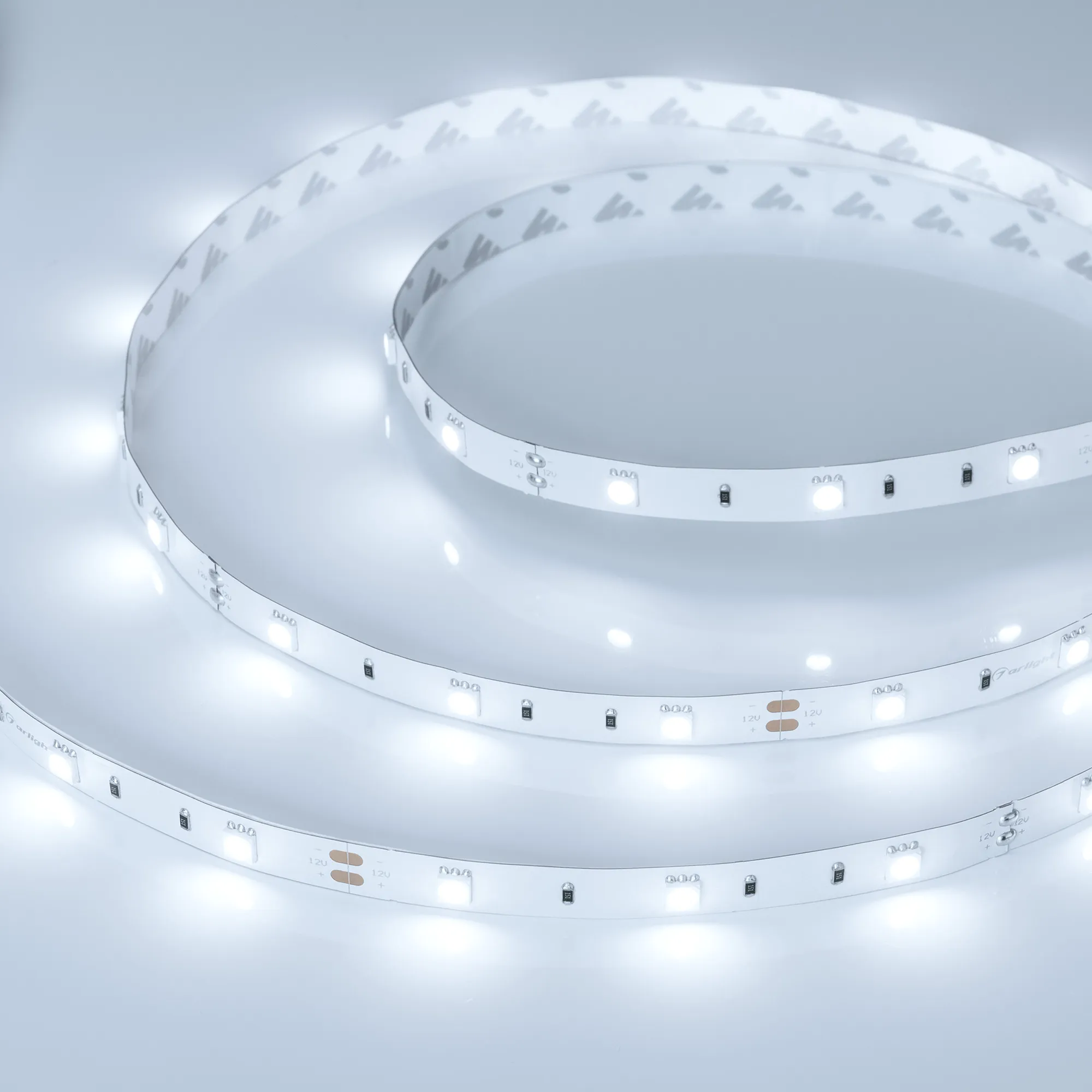 Лента светодиодная RT-B30-10mm 12V White6000 (7.2 W/m, IP20, 5060, 5m) (Arlight, 7.2 Вт/м, IP20) - изображение товара