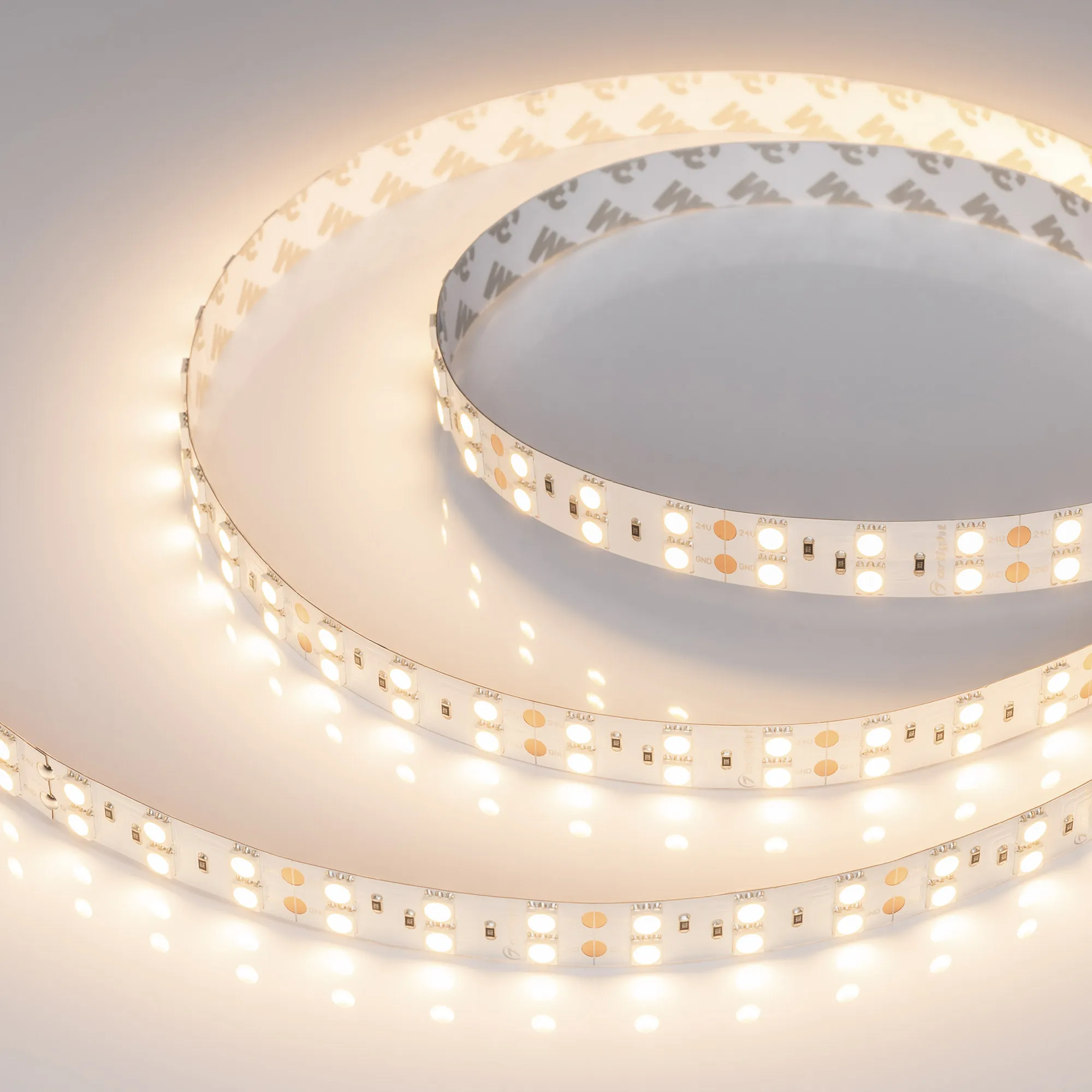 Лента светодиодная RT-B120-15mm 24V Warm3000 (28.8 W/m, IP20, 5060, 5m) (Arlight, -)