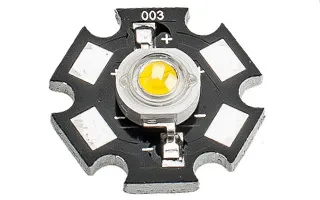 Мощный светодиод ES-STAR-1W Orange (ANR, STAR type)