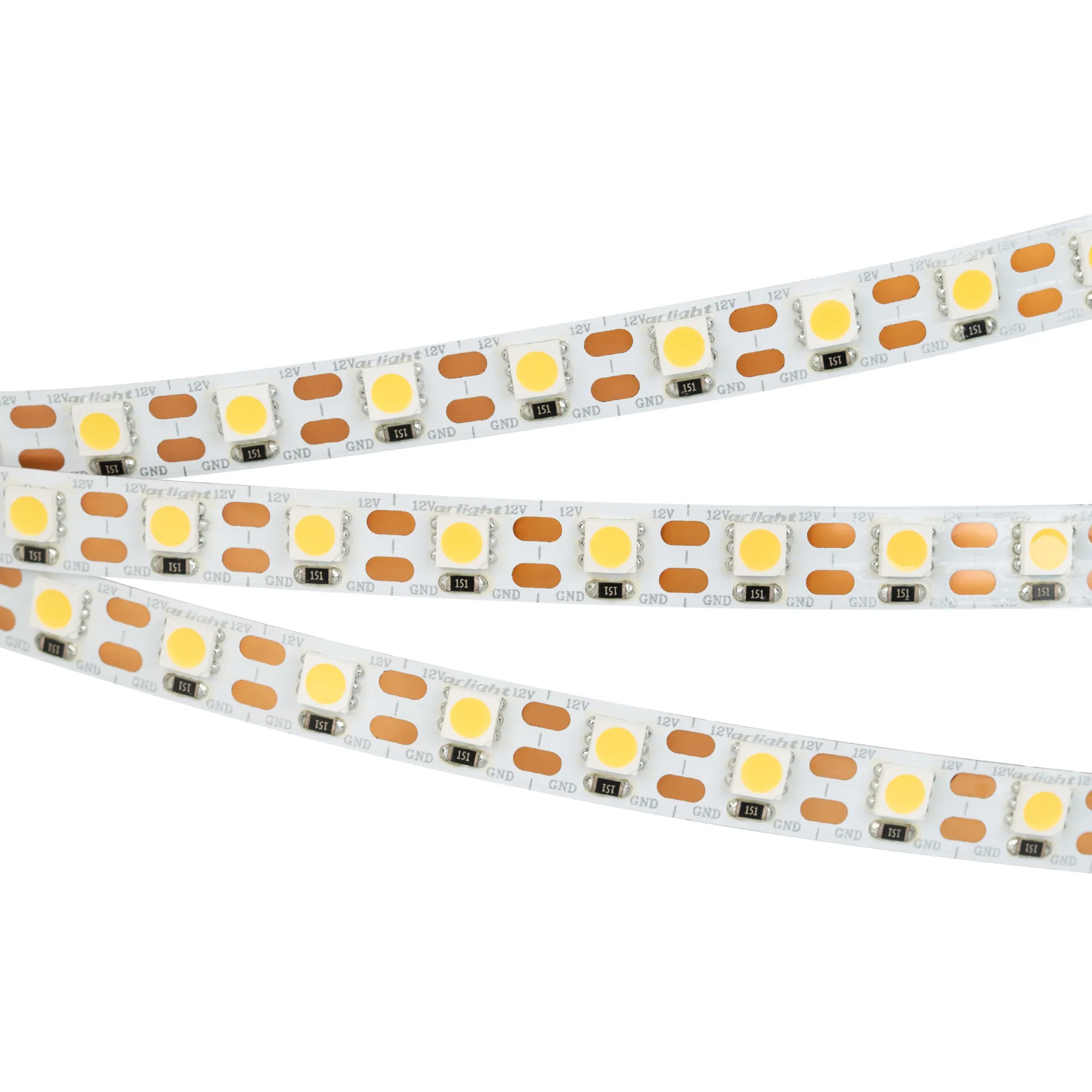 Лента светодиодная RT 2-5000 12V Cx1 White6000 2x (5060, 360 LED, LUX) (Arlight, 15.6 Вт/м, IP20)