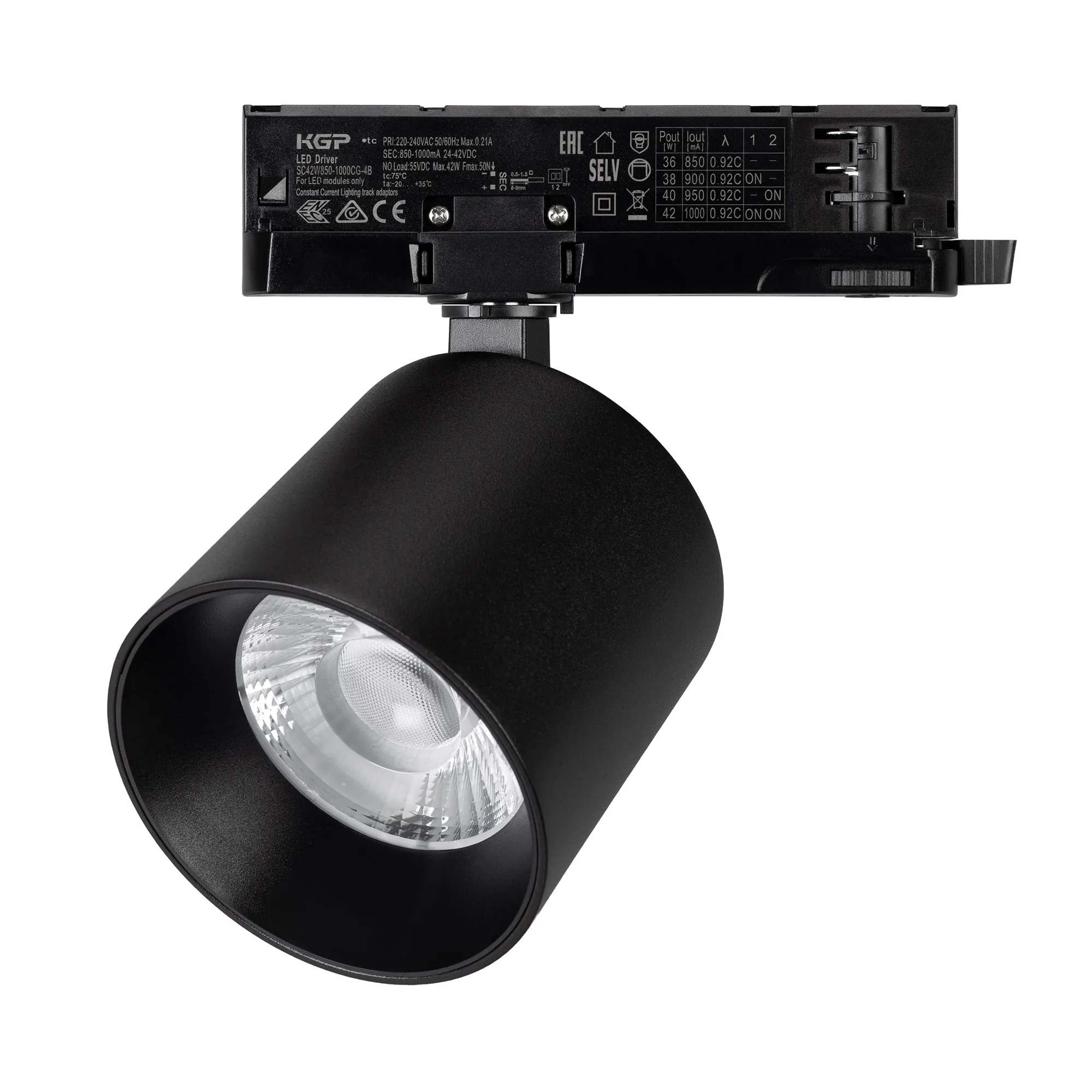 Светильник LGD-DYKE-4TR-R100-36W Day4000 (BK, 38 deg, 230V, TRIAC) (Arlight, IP20 Металл, 5 лет)