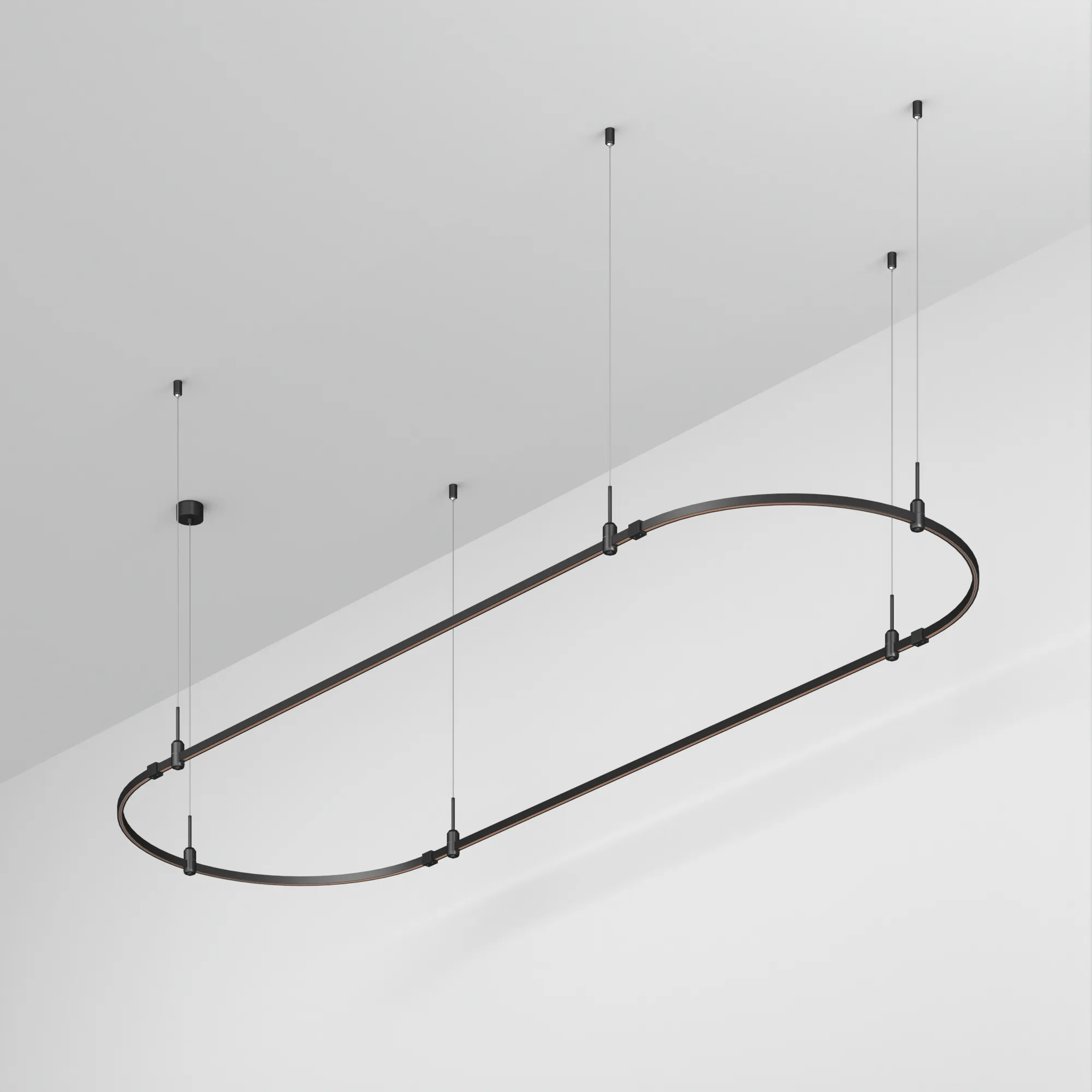Трек ART-APRIORI-OVAL-HANG-3000x1000 (BK) (Arlight, IP20 Металл, 3 года) - изображение товара