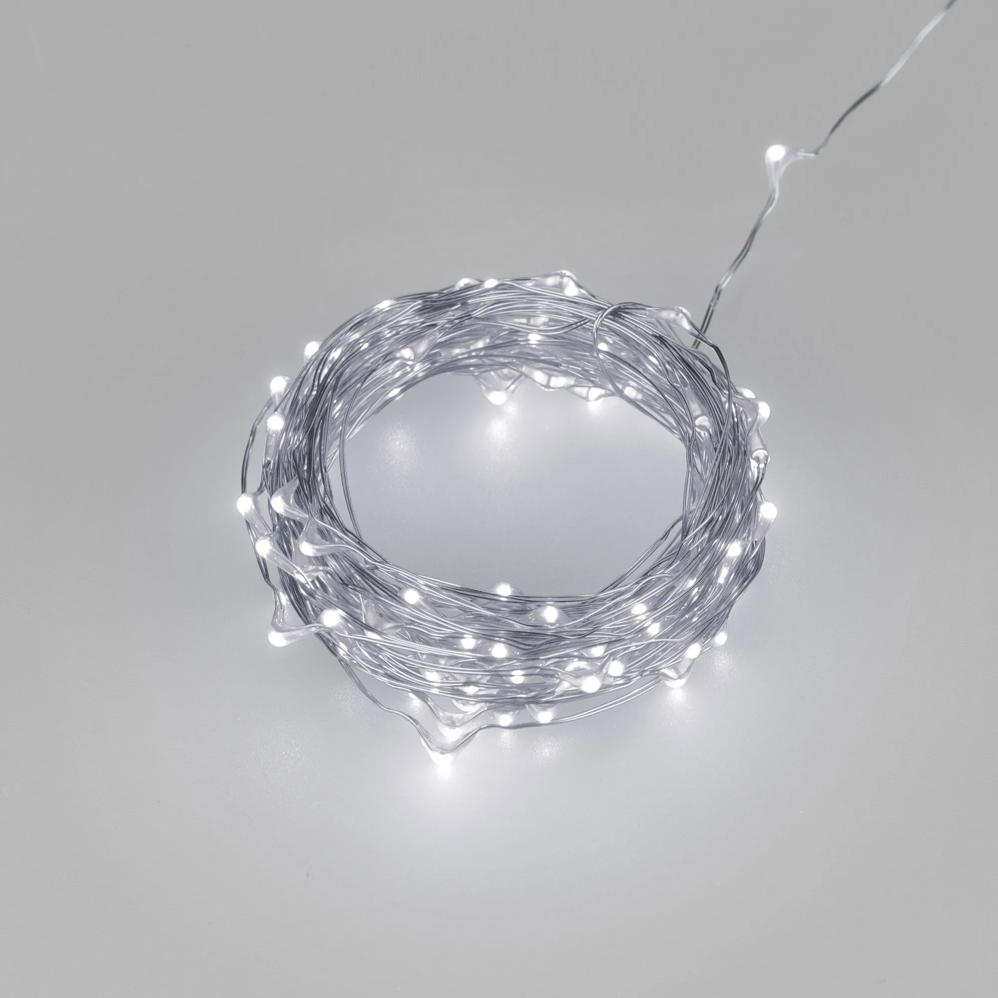 Светодиодная гирлянда ARD-DEW-HOME-10000-CLEAR-100LED-LIVE White6000 (5V, USB, ПДУ) (Ardecoled, IP20) - изображение товара