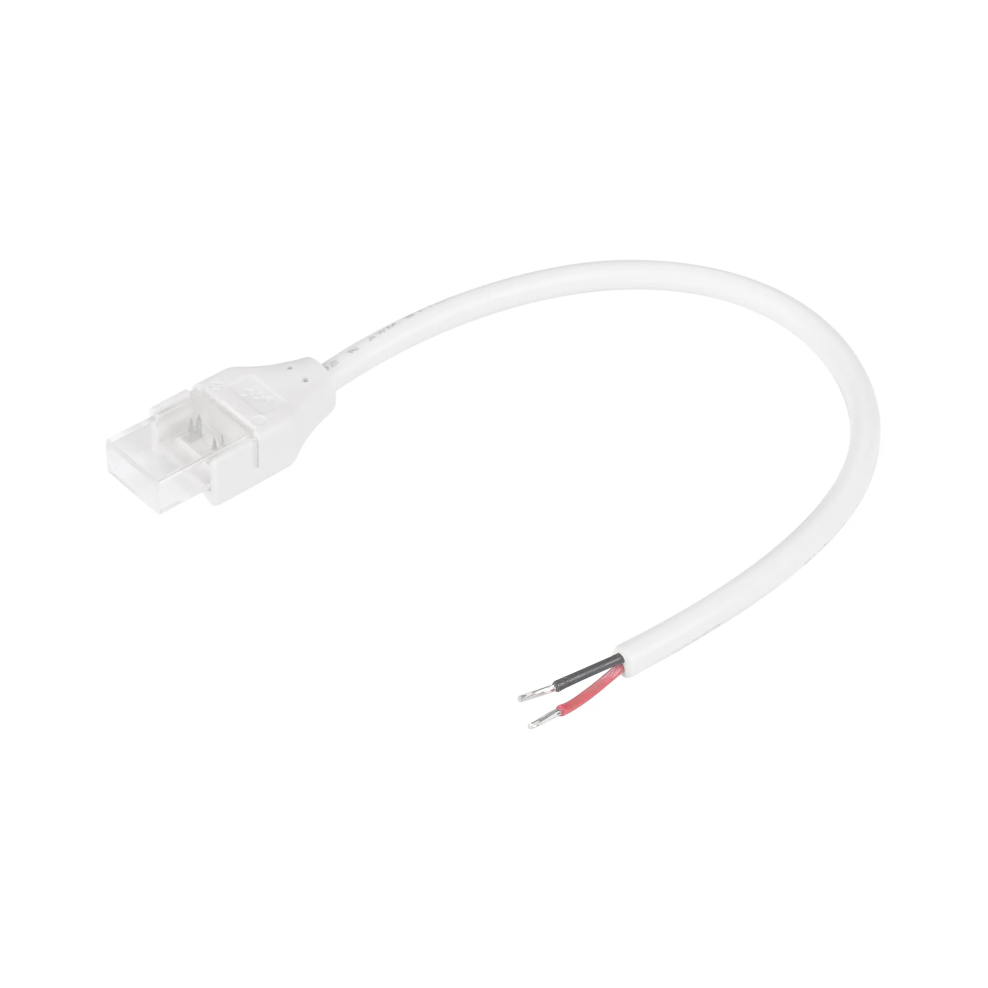 Коннектор питания COB-MONO-8mm-2pin-STW-IP68 (Arlight, Прозрачный) - изображение товара