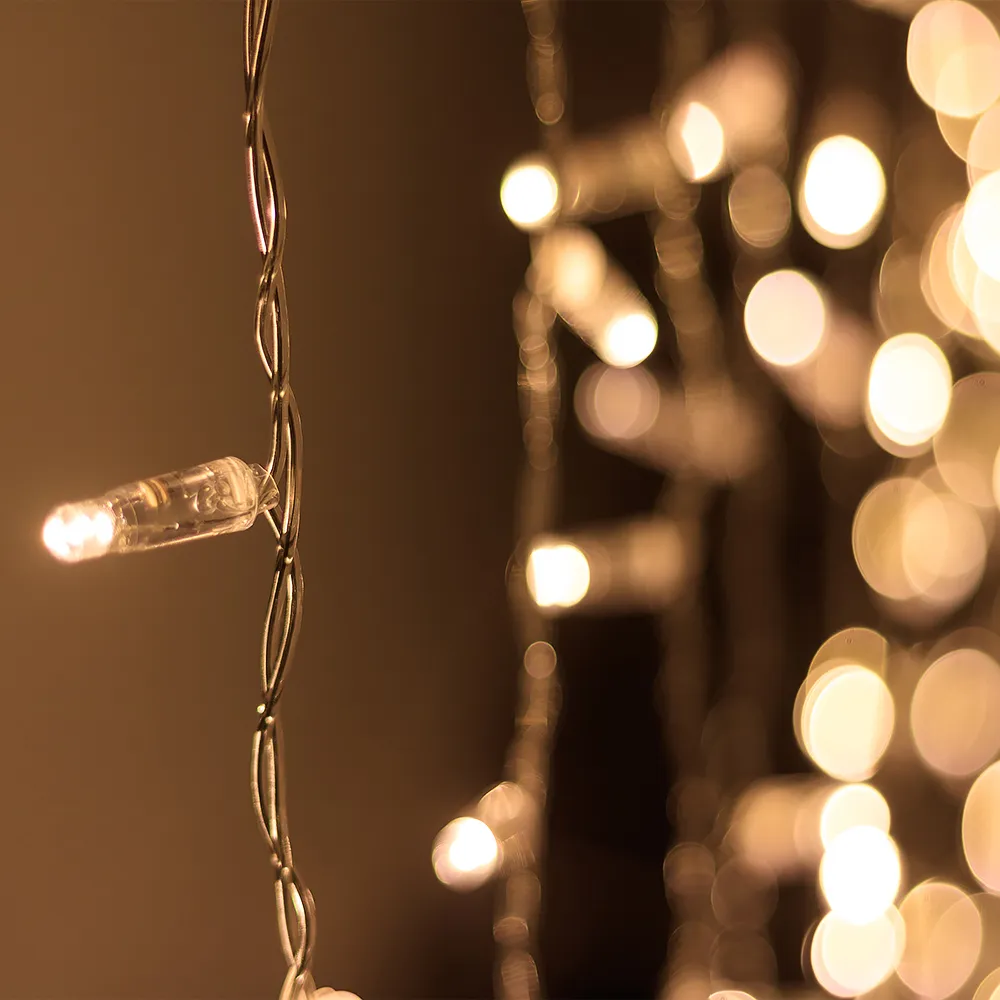 Светодиодная гирлянда ARD-CURTAIN-CLASSIC-2000x6000-CLEAR-1500LED Warm (230V, 60W) (Ardecoled, IP65)