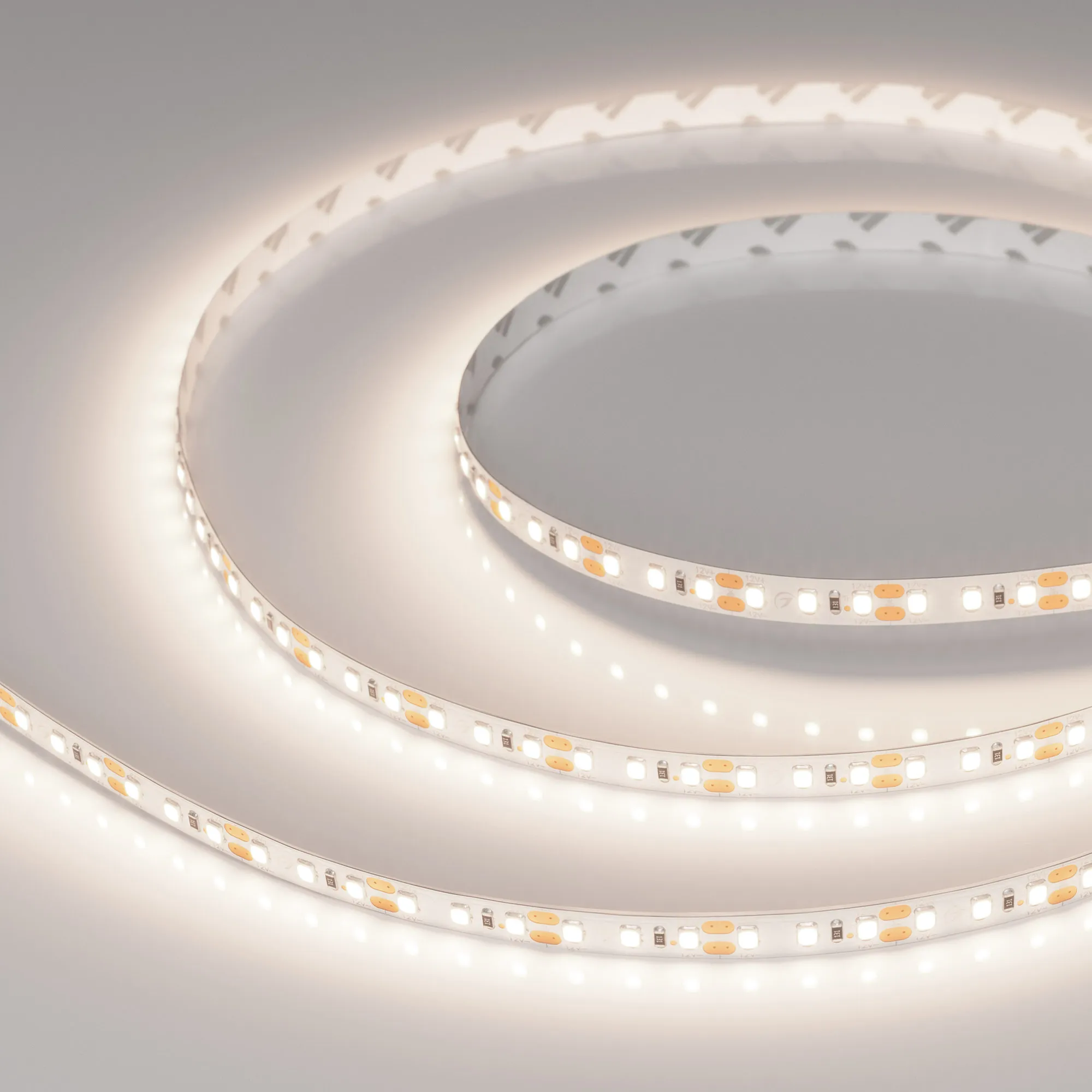 Лента светодиодная RT-A120-8mm 12V Day4000 (9.6 W/m, IP20, 2835, 5m) (Arlight, Открытый) - изображение товара