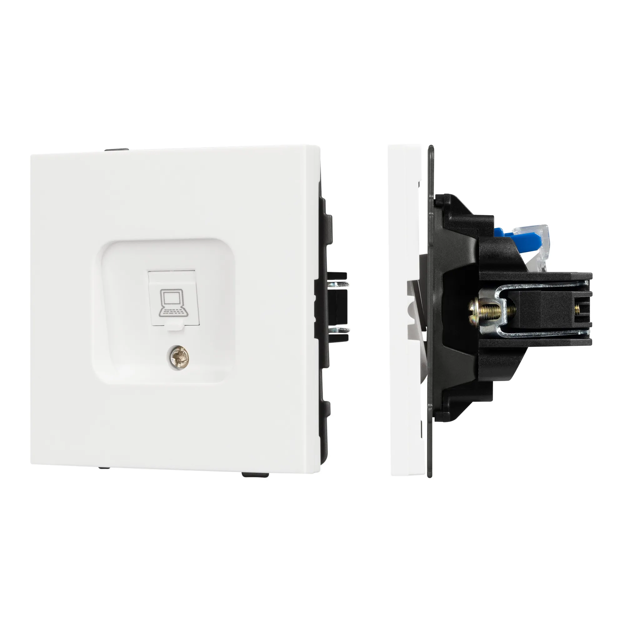 Механизм компьютерной розетки SCT-TENDO-MPC1-SFPL-WH (RJ-45, CAT6) (Arlight, -)