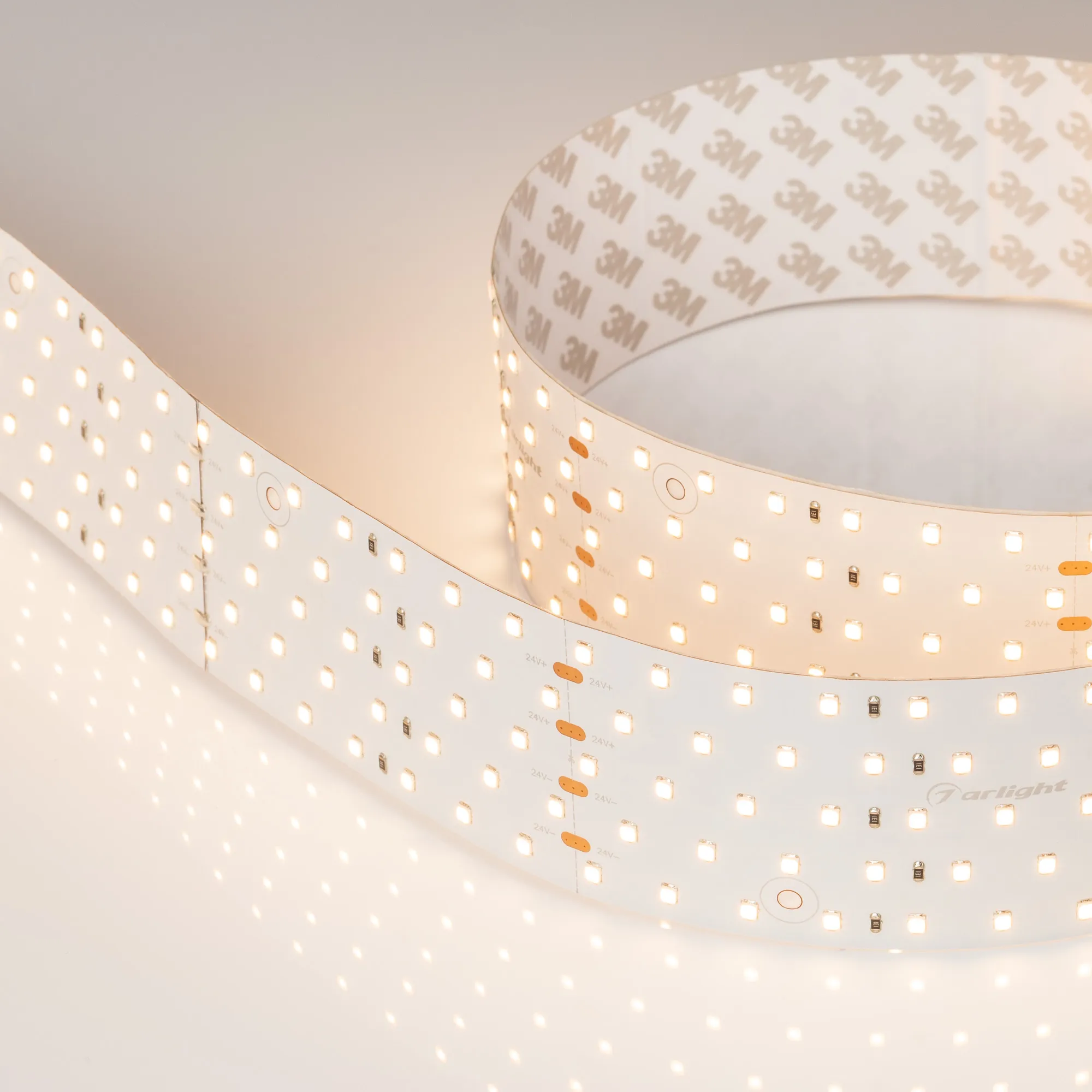Лента светодиодная RT 2-2500 24V Warm2700 5x2 (2835, 875 LED, CRI98) (Arlight, 36 Вт/м, IP20)