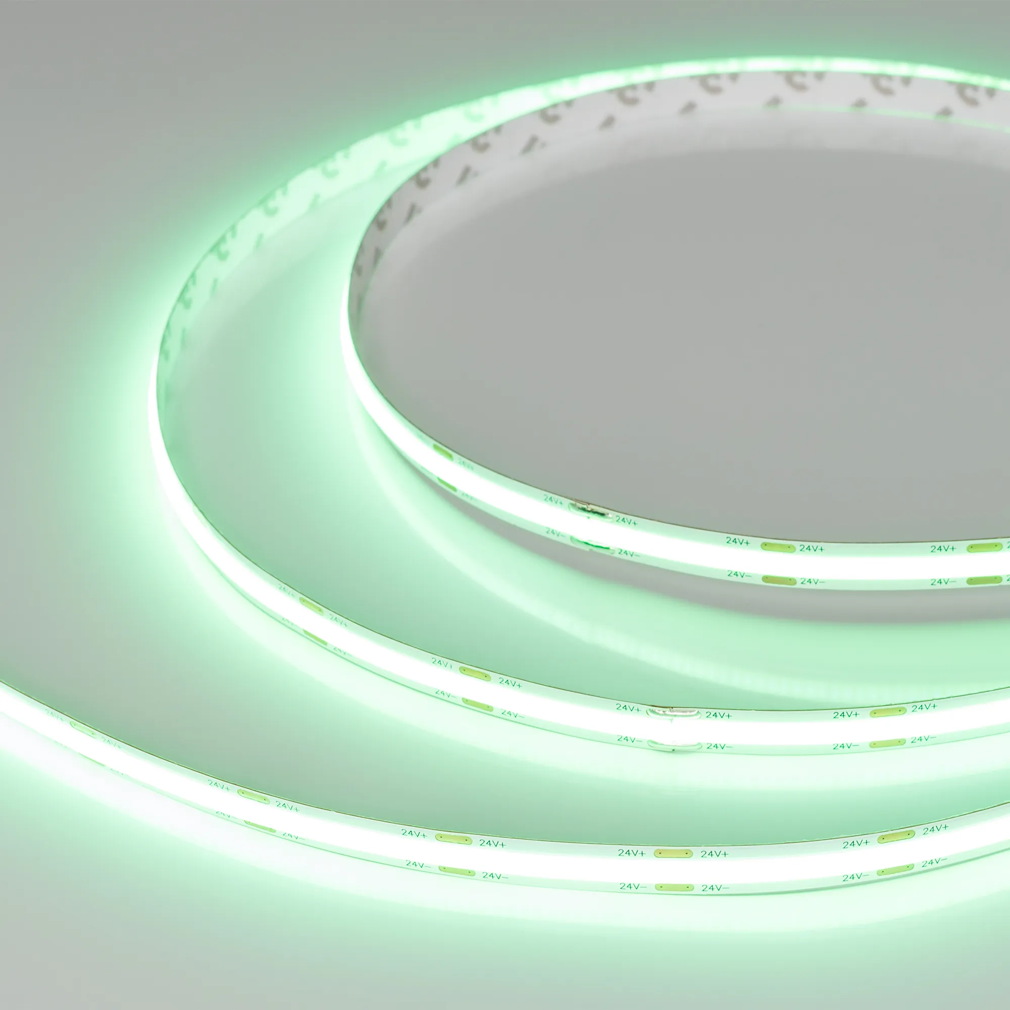 Лента светодиодная COB-X544-8mm 24V Green (11.5 W/m, IP20, CSP, 5m) (Arlight, -) - изображение товара