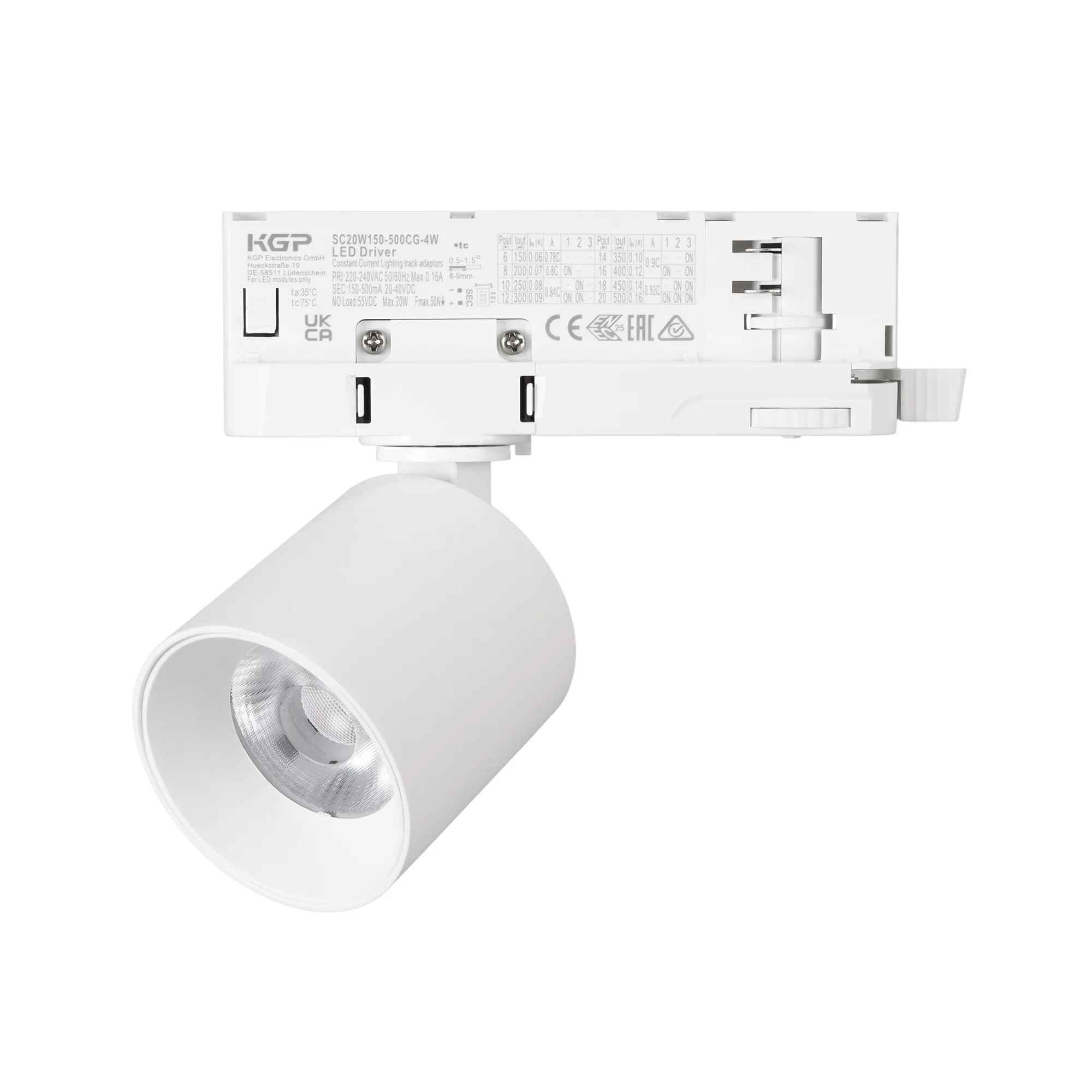 Светильник LGD-DYKE-4TR-R60-8W Day4000 (WH, 50 deg, 230V, DALI) (Arlight, IP20 Металл, 5 лет)