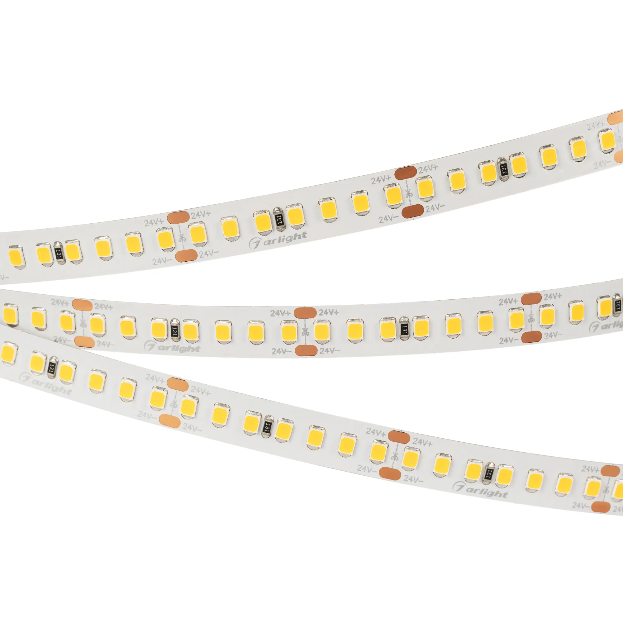 Лента светодиодная RT 2-5000 24V Day4000 3x (2835, 840 LED, CRI98) (Arlight, 17 Вт/м, IP20)
