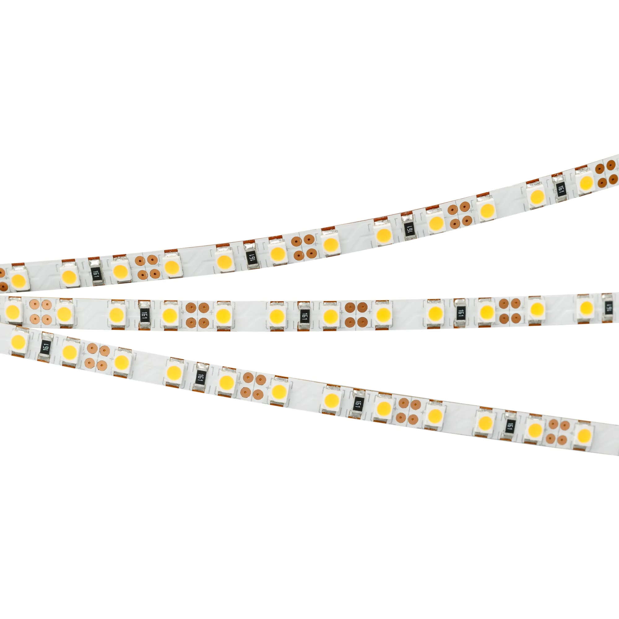 Лента светодиодная RT-A120-5mm 12V Warm3000 (9.6 W/m, IP20, 2835, 5m) (Arlight, 9.6 Вт/м, IP20) - изображение товара